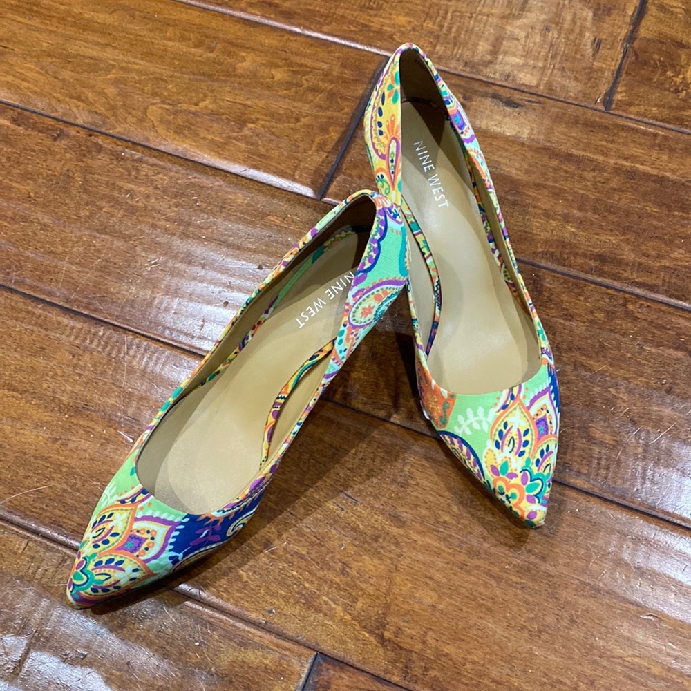 Nine West Evermore Paisley Pumps